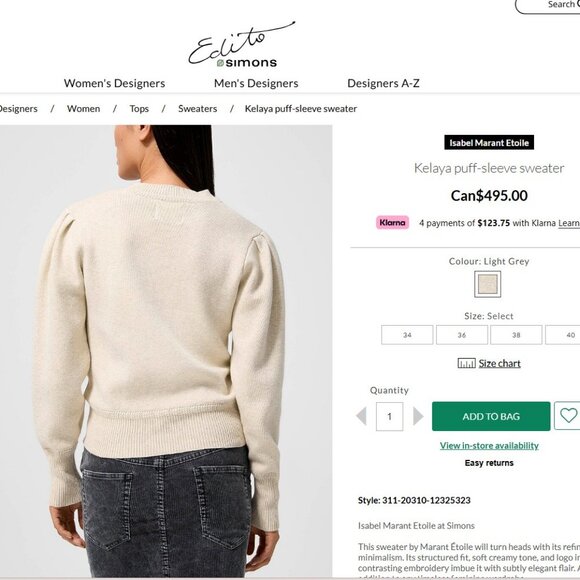 Isabel MARANT ÉTOILE Kelaya logo-embroidered jumper - Picture 10 of 10